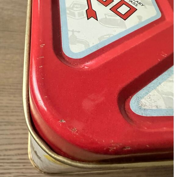 Extremely Rare Hasbro Monopoly Popcorn Tin Toy Chest 1998 Vintage Large 13x9x7" - Picture 8 of 12